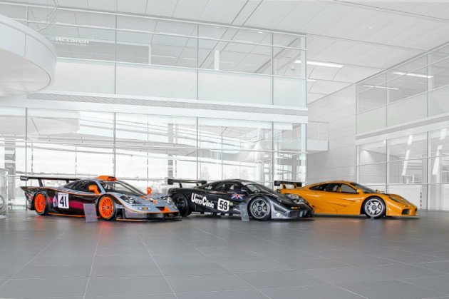 McLaren F1 GTR lineup 2013 Goodwood