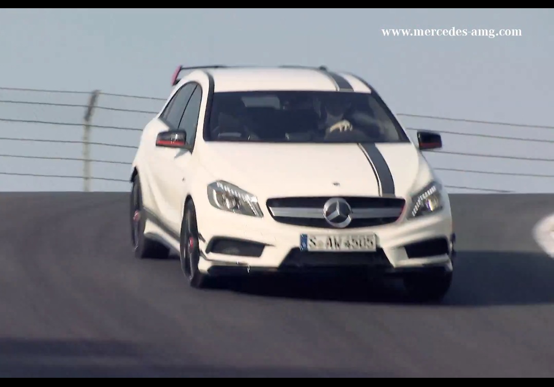 Video: Mercedes-Benz A 45 AMG first drive by Lewis Hamilton