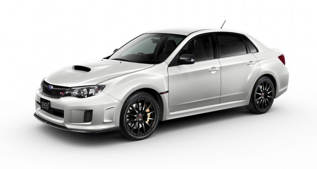 2013 Subaru WRX STI tS Type RA white