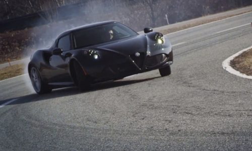 Video: Alfa Romeo 4C hits the track