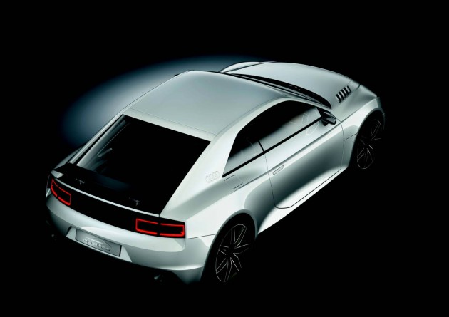 Audi quattro concept/Standaufnahme