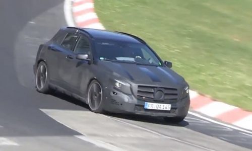 Video: Mercedes-Benz ‘GLA 45 AMG’ performance SUV spotted