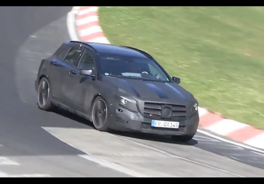 Video: Mercedes-Benz ‘GLA 45 AMG’ performance SUV spotted