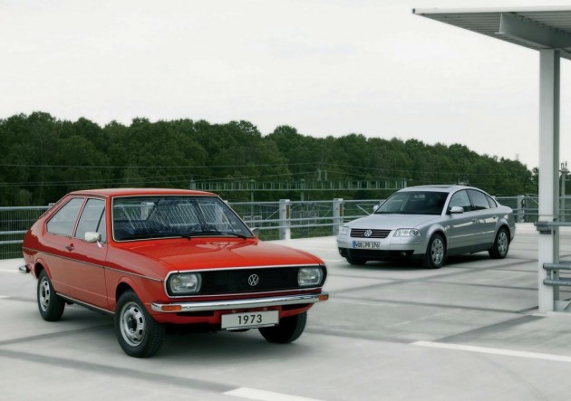 Volkswagen Passat 40th anniversary - 1st gen and 5th gen