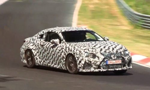 Video: 2015 Lexus ‘RC F’ prototype spotted, IS F successor?