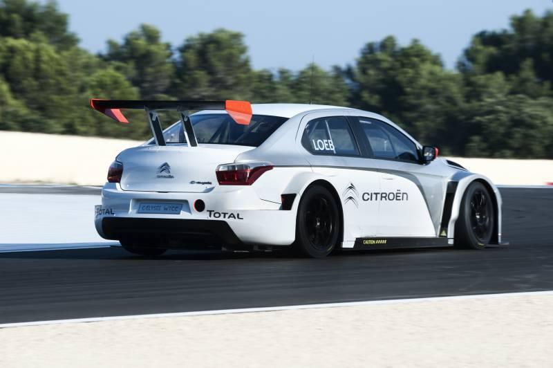 Video: Citroen C-Elysee WTCC car hits the track with Loeb