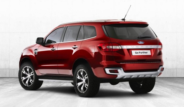 Ford Everest Concept rear