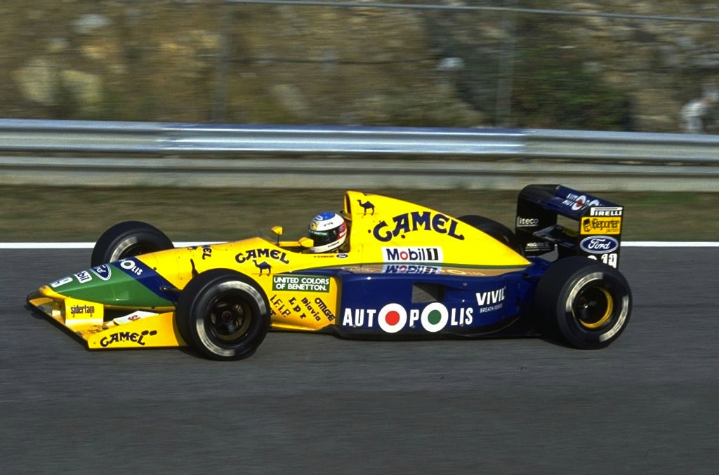 For sale: Schumacher’s Benetton B191, scored his first F1 points