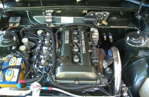 1971 Datsun 1600 GL station wagon SR20 turbo engine
