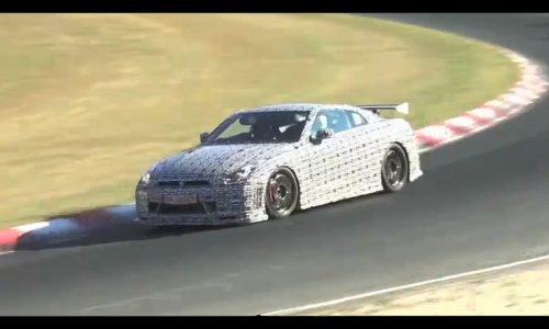 Video: Nismo Nissan GT-R prototype flogging around the ‘Ring
