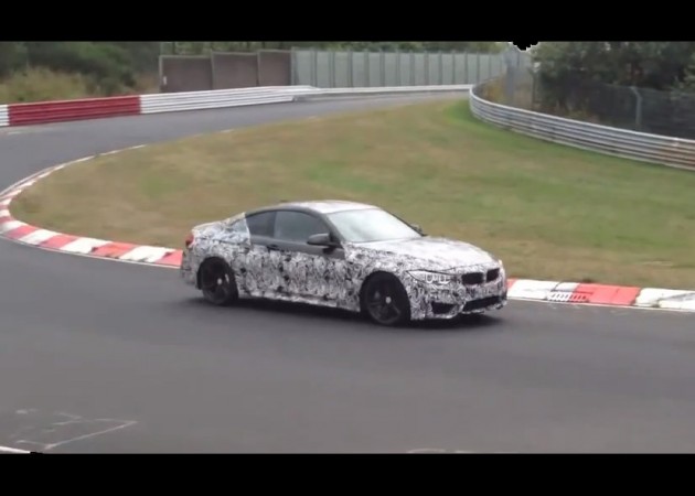 BMW M4 prototype Nurburgring
