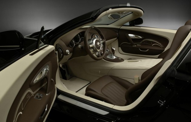 Bugatti Veyron GS Vitesse Jean Bugatti edition gear interior