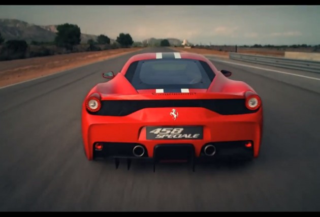 Ferrari 458 Speciale promo