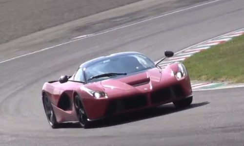 LaFerrari carves up Fiorano circuit, sounds awesome