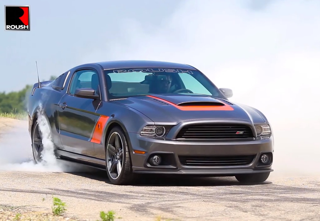 2014 Roush Mustang Stage 3 kit tested with 1min burnout