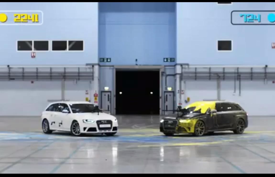 Audi RS 4 – the ‘Paintball Duel’