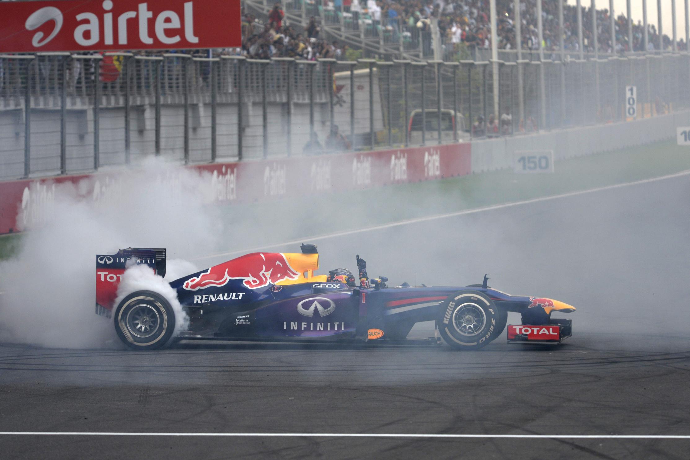 Sebastian Vettel & Red Bull Racing win fourth F1 Championship