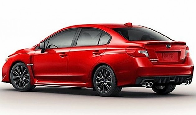 2014-2015 Subaru WRX-rear