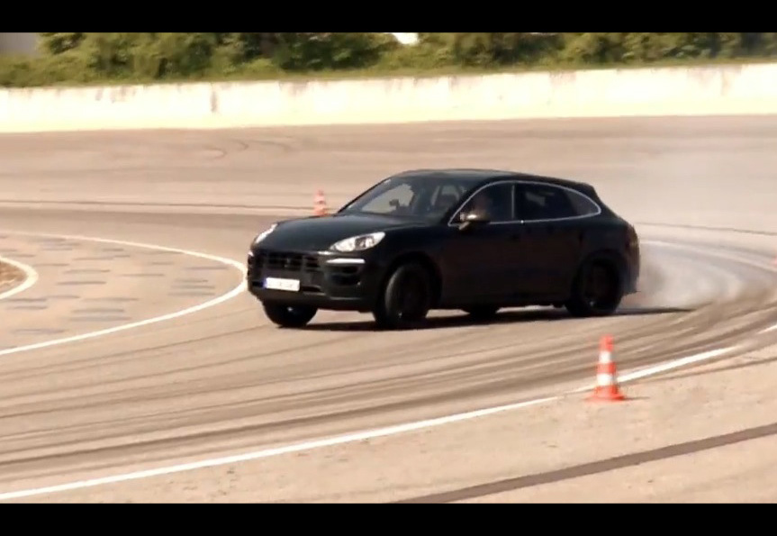 Video: Porsche Macan prototype tears up the track