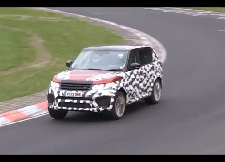 Video: Range Rover Sport ‘RS’ prototype spotted at Nurburgring