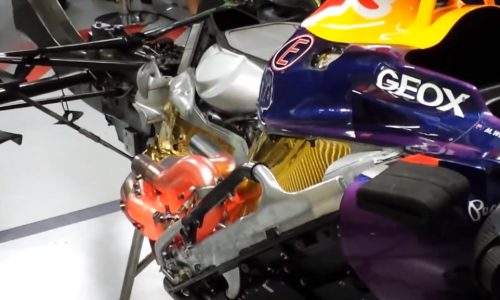 Red Bull Racing F1 V8 engines fired up for the last time