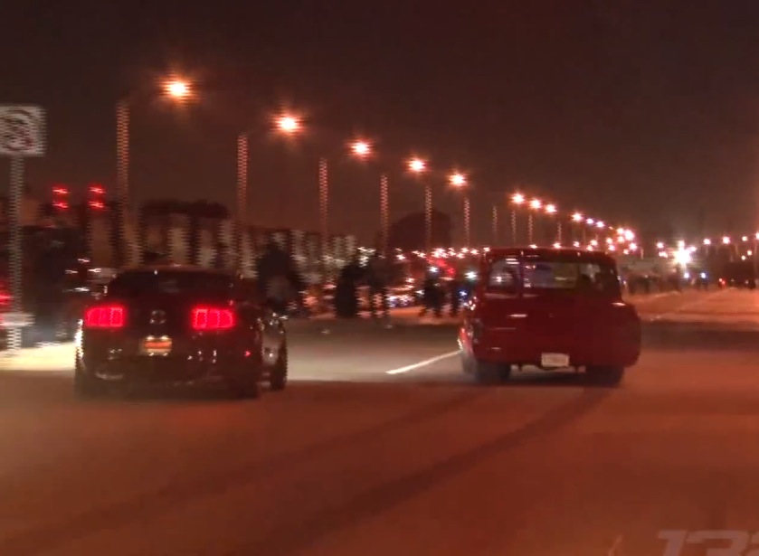 Insane street racing in L.A. with 1000hp drag car