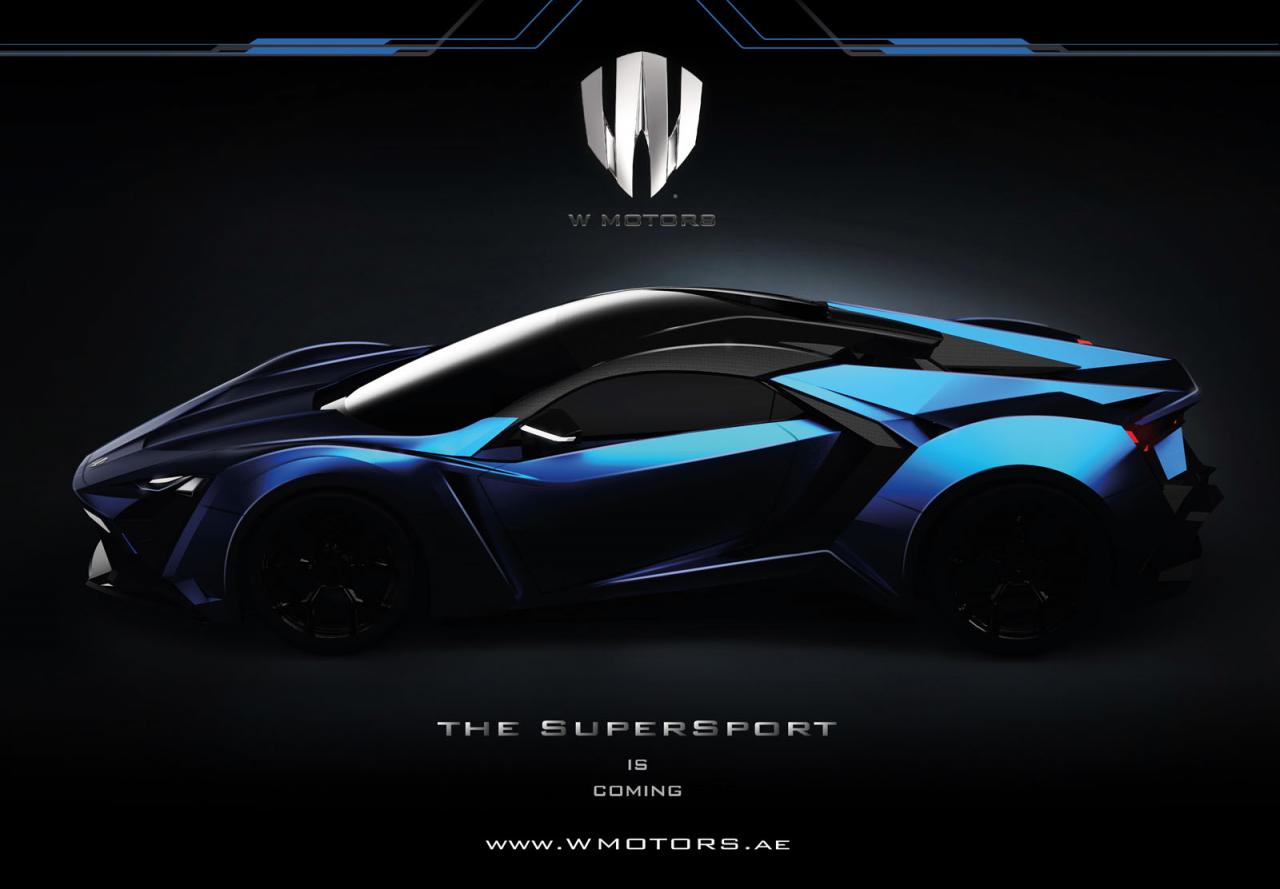 W Motors SuperSport hypercar to offer over 746kW (1000hp)