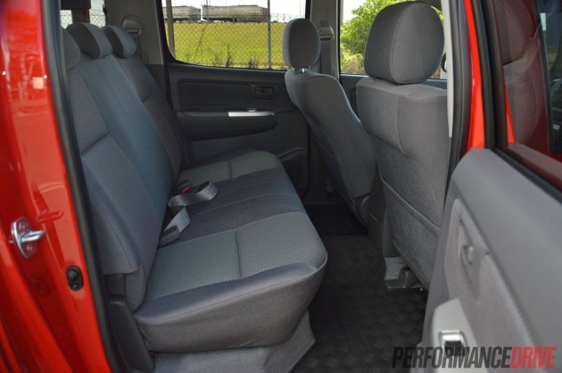 2013 Toyota HiLux SR5 rear seats