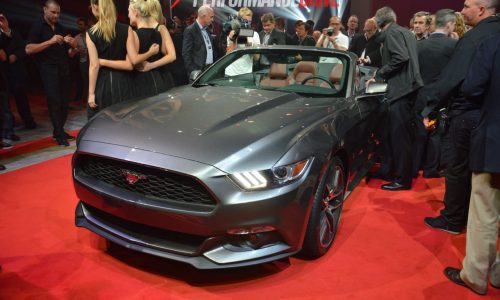 2015 Ford Mustang convertible unveiled in Sydney