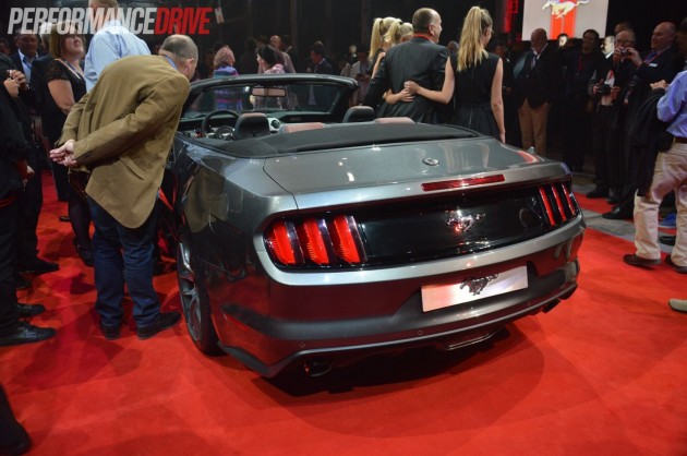 2015 Ford Mustang convertible rear