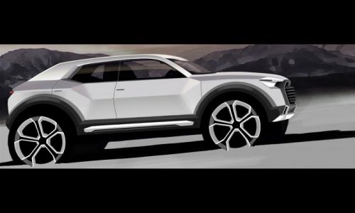 Audi Q1 compact SUV confirmed, design sketch revealed