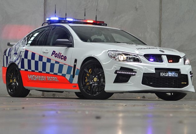 HSV Gen-F GTS police car