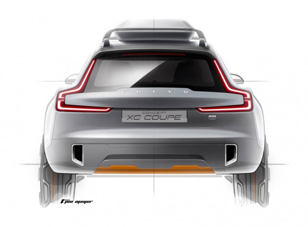 Volvo Concept XC Coupe preview-rear