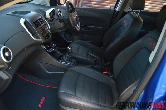 2014 Holden Barina RS front seats
