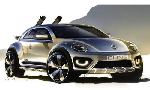 Modern Volkswagen Beetle Dune concept heading to Detroit