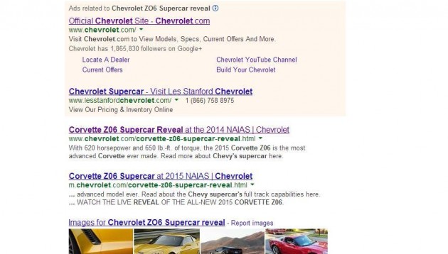 2015 Chevrolet Corvette Z06 specs Google search