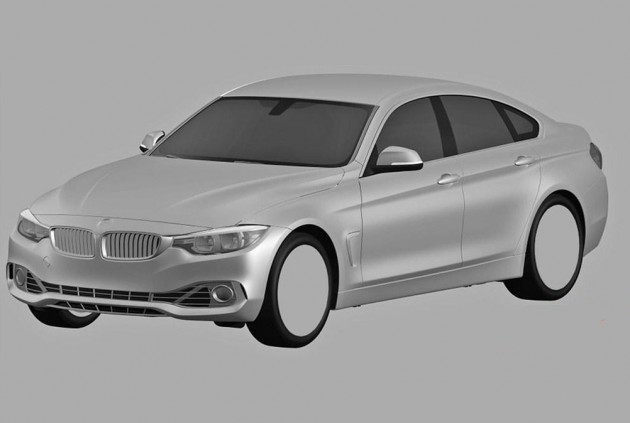 BMW 4 Series Gran Coupe patent image