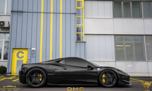Stealth DMC Ferrari 458 ‘Elegante’ kit debuts in black