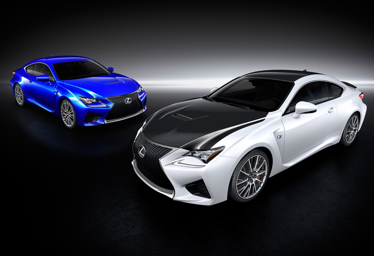 Lexus RC F unveiled: over 330kW, carbon option package