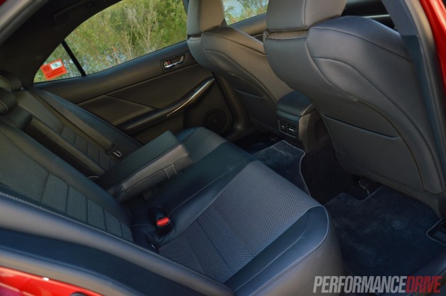 2014 Lexus IS 350 F Sport-rear seats