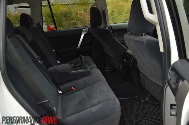 2014 Toyota Prado GXL rear seats