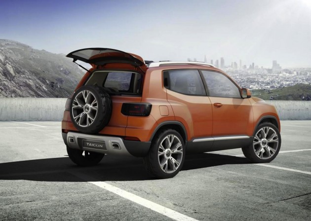 2014 Volkswagen Taigun concept-rear window