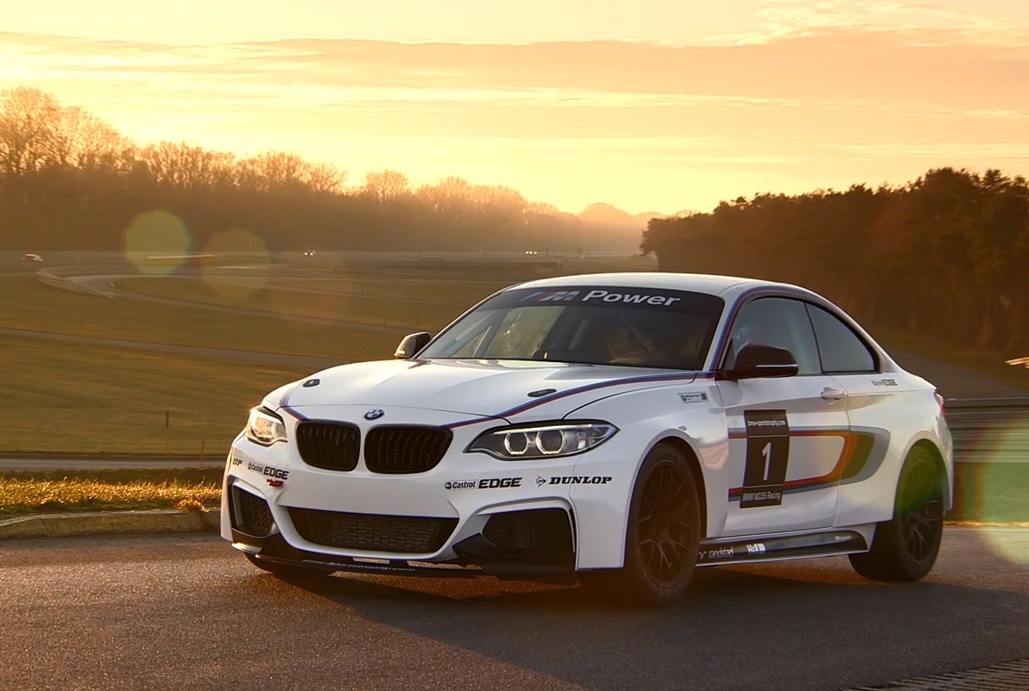 BMW M235i Racing hits the track