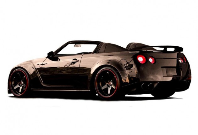 Newport Engineering Nissan GT-R convertible-black