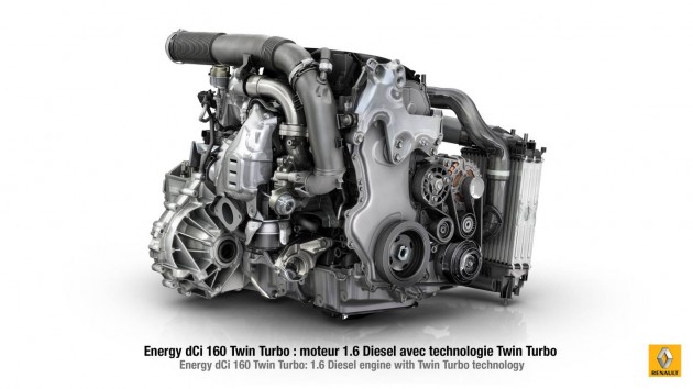 Renault twin-turbo 1.6-litre diesel engine