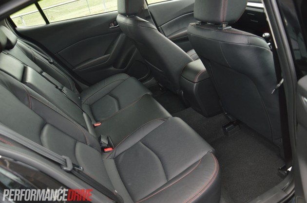 2014 Mazda3 SP25 GT rear seats
