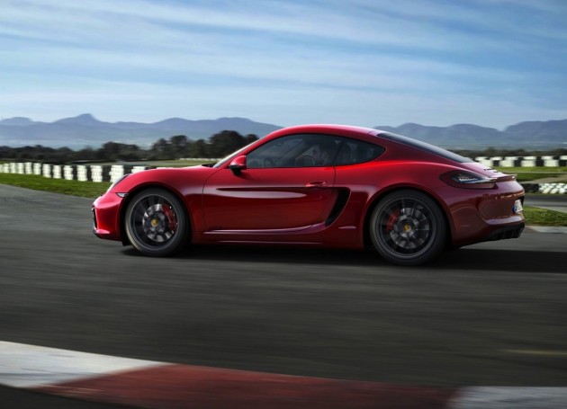 2014 Porsche Cayman GTS-red