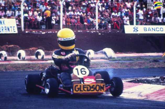 Ayrton Senna-karting