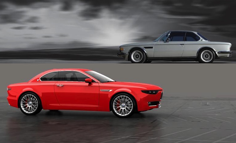 BMW CS Vintage Concept recreates classic E9