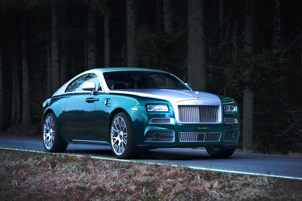 Mansory tunes the Rolls-Royce Wraith; 740hp, carbon fibre